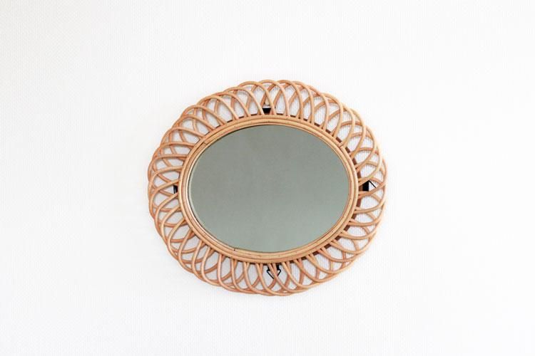 rotta rattan mirror ellipse S