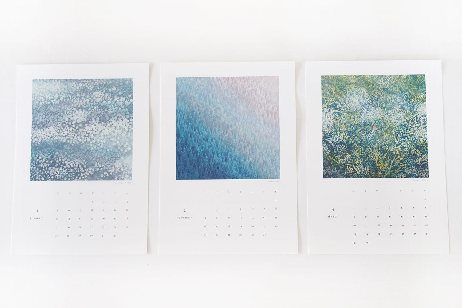 2026 Calendar - ever-changing landscape - / arkietti