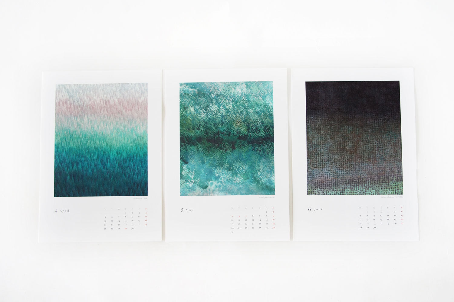 2027 Calendar - layers of time - ／ arkietti