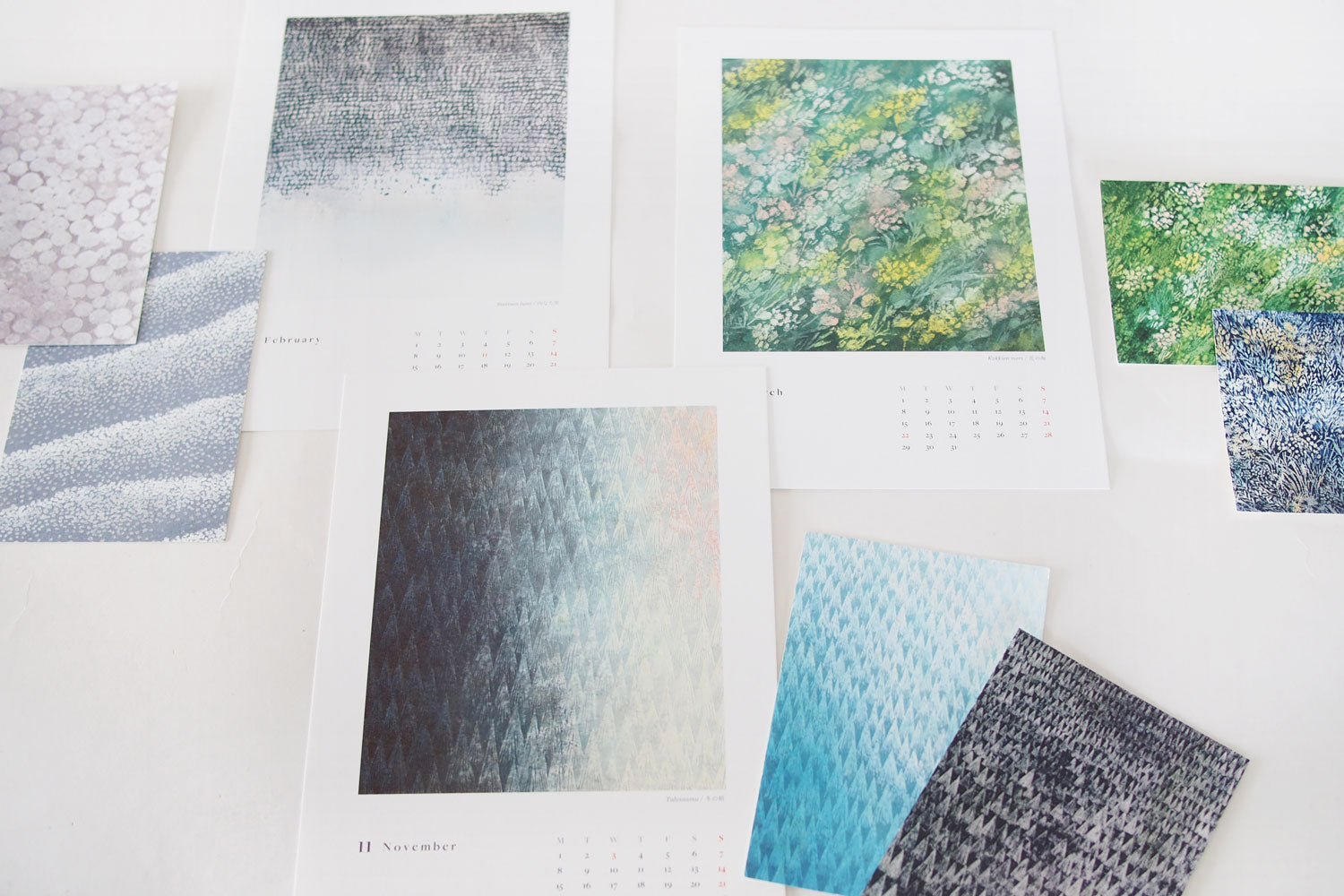2027 Calendar - layers of time - ／ arkietti