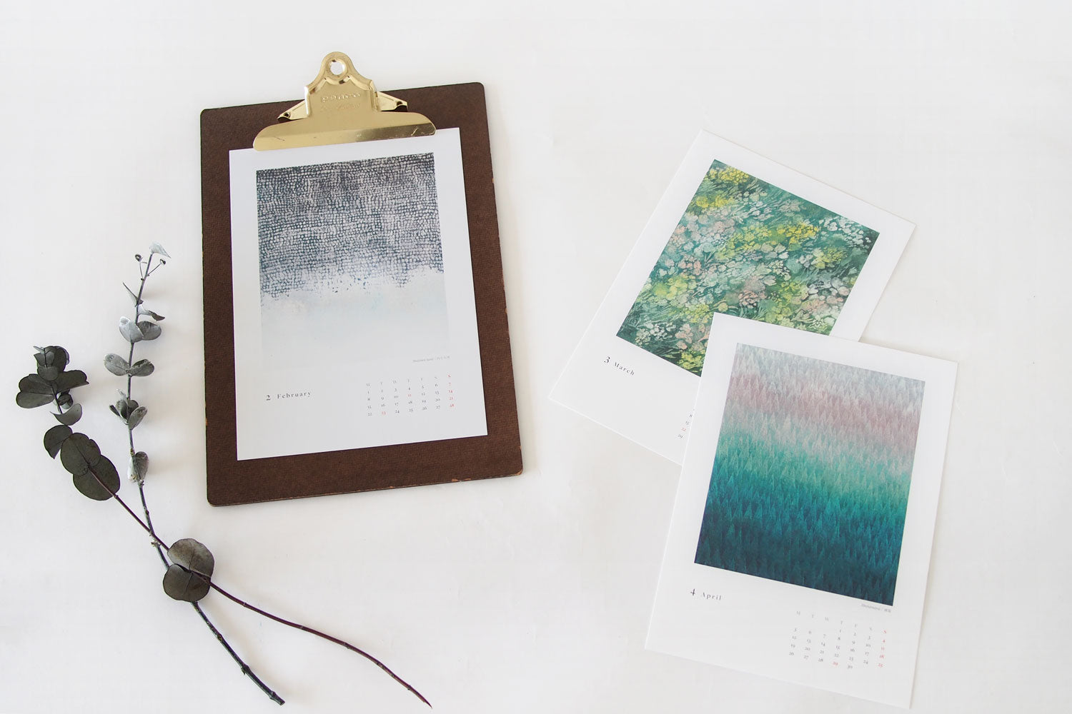 2027 Calendar - layers of time - ／ arkietti