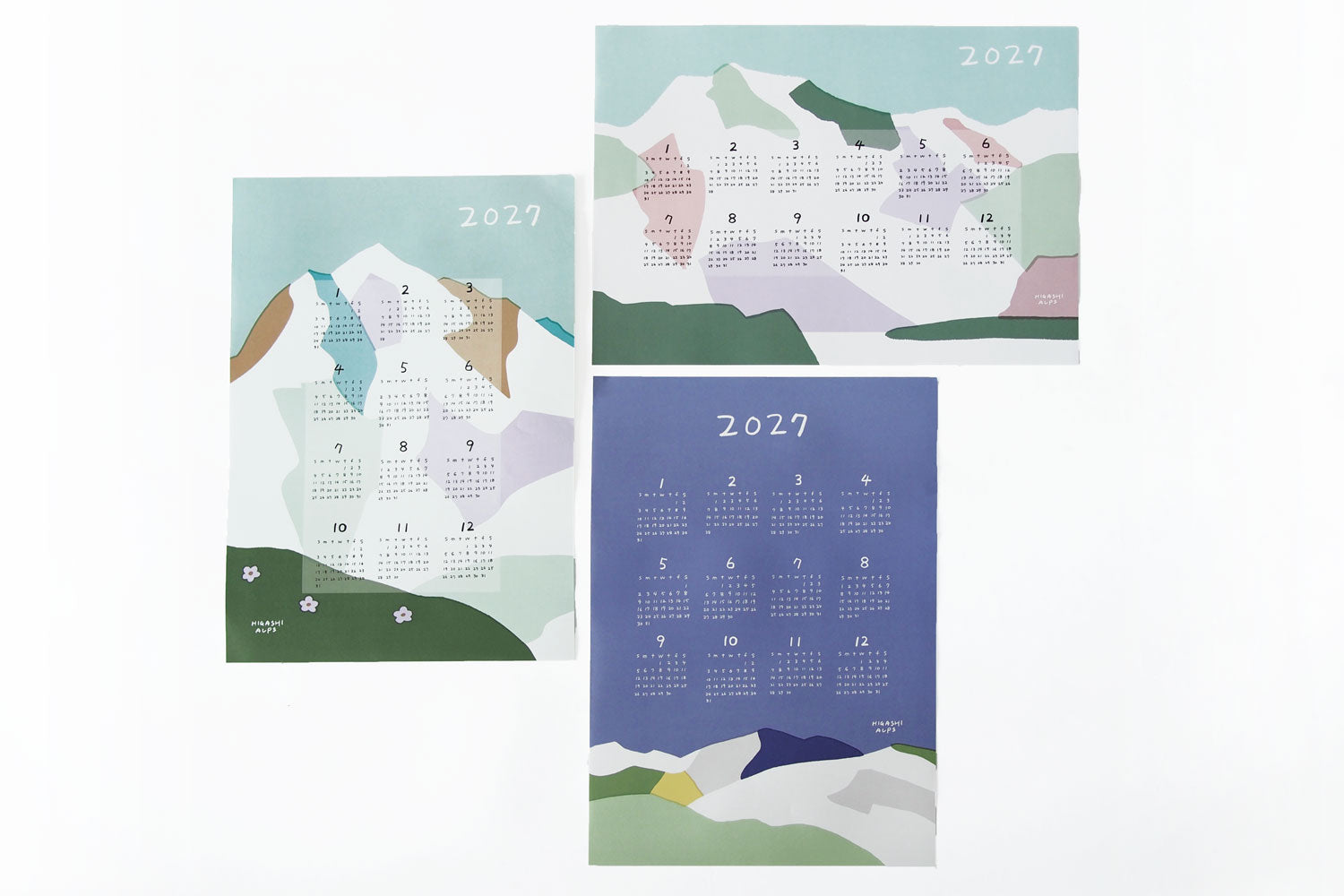 HIGASHI ALPS 2027 山のカレンダー ／ 落合恵