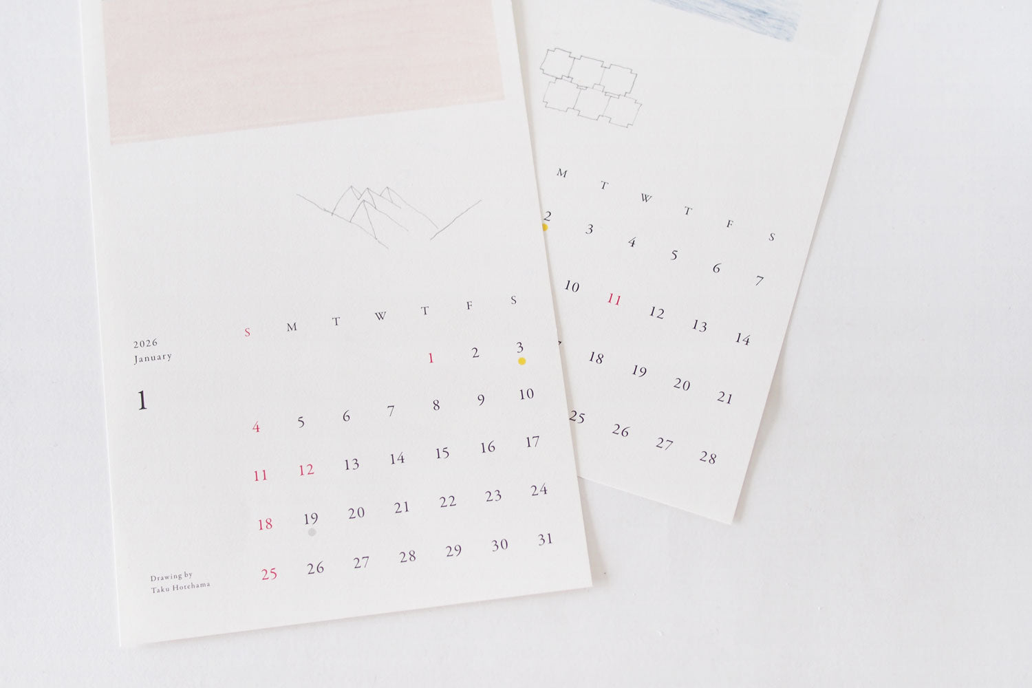 2026 保手濱拓カレンダー