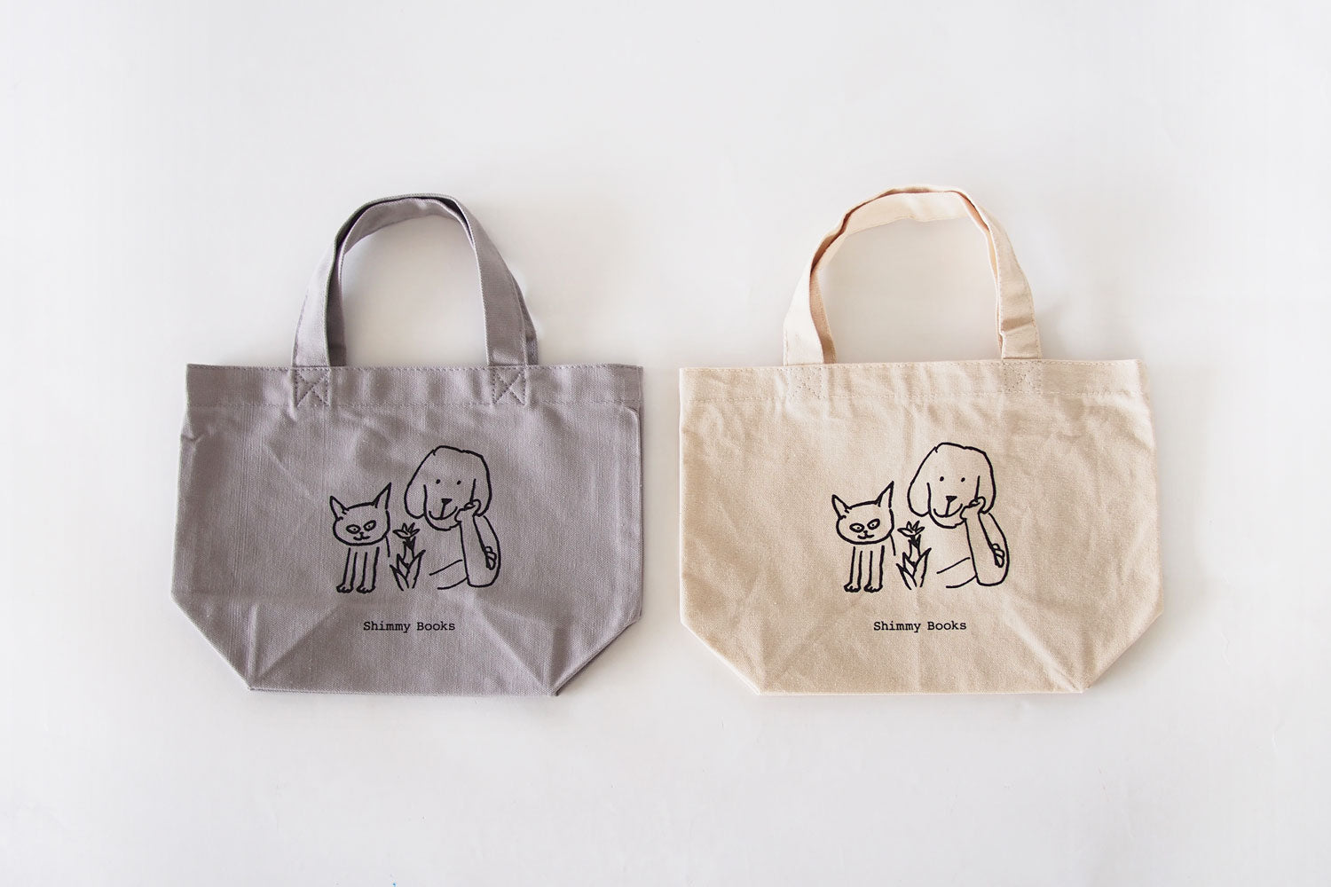 シミー書房 犬とネコトートバッグ