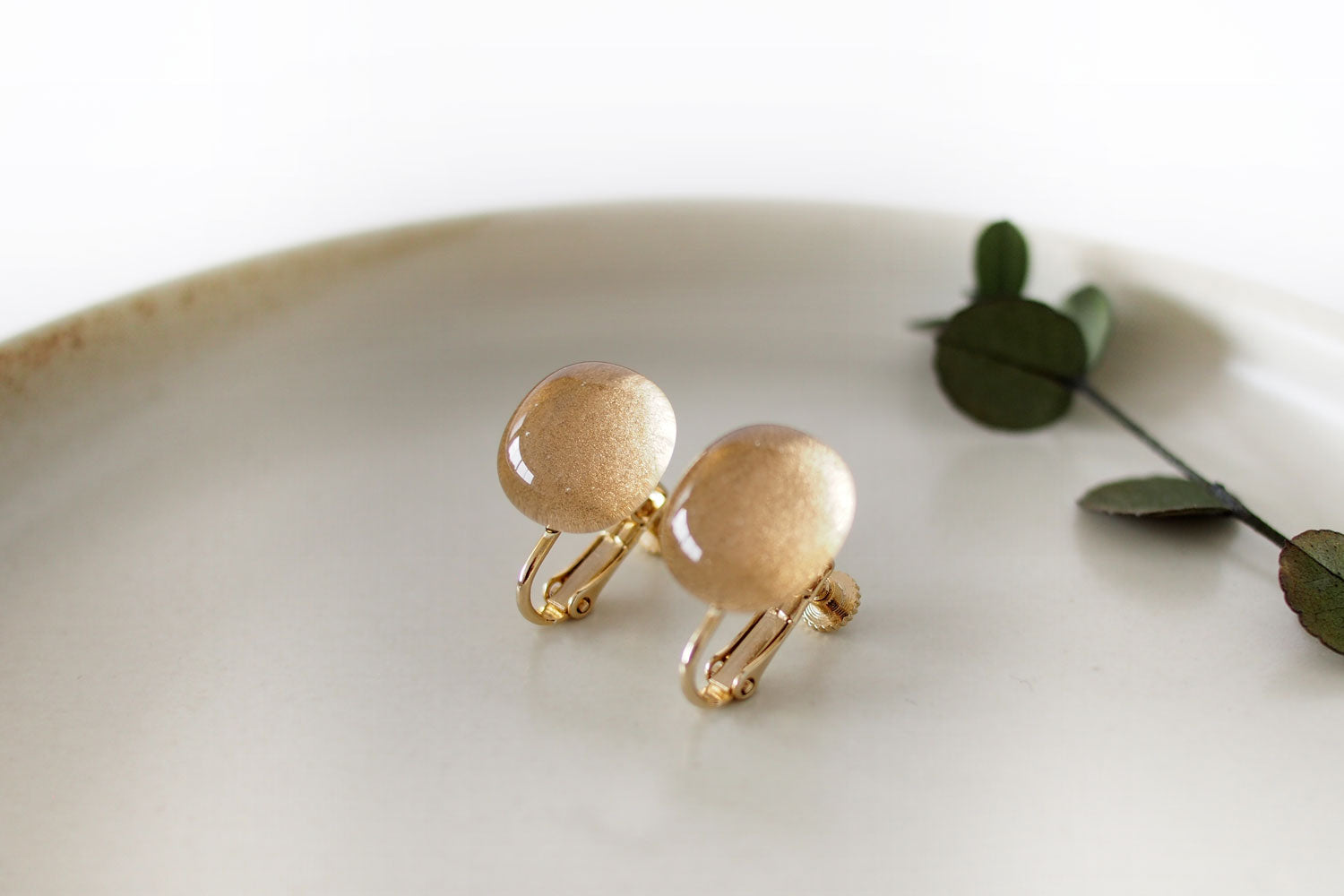 DROP Series ペアイヤリング（ゴールド）／BLUEPOND