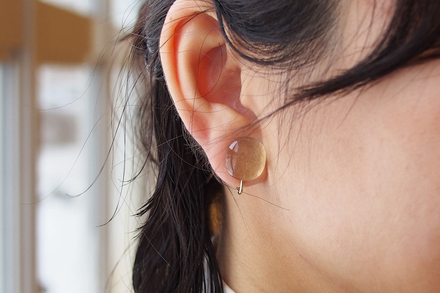 DROP Series ペアイヤリング（ゴールド）／BLUEPOND